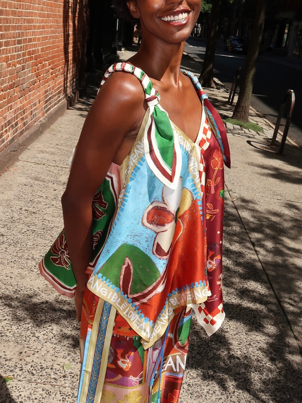 Mlak Silk Top in Multi