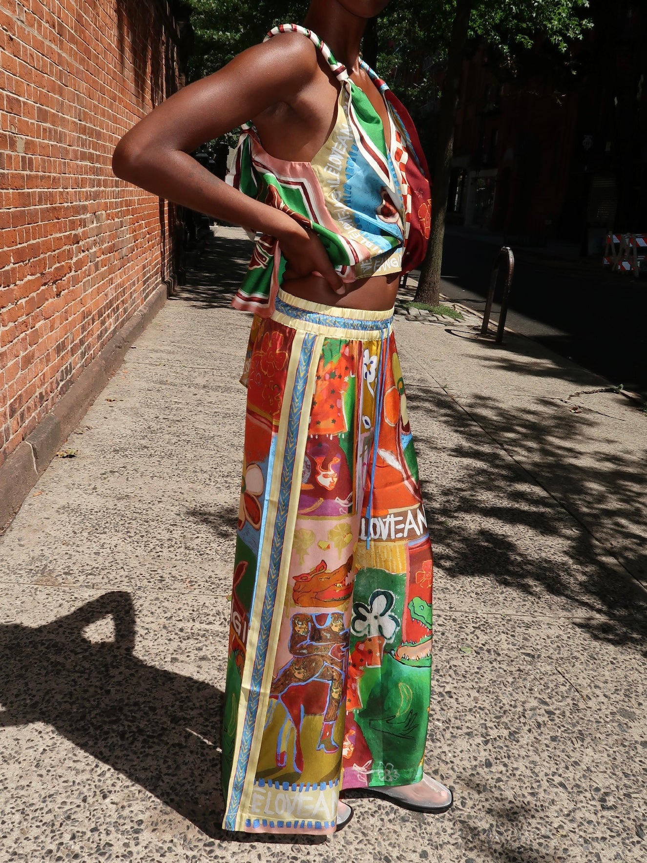 Mlak Silk Pant in Multi