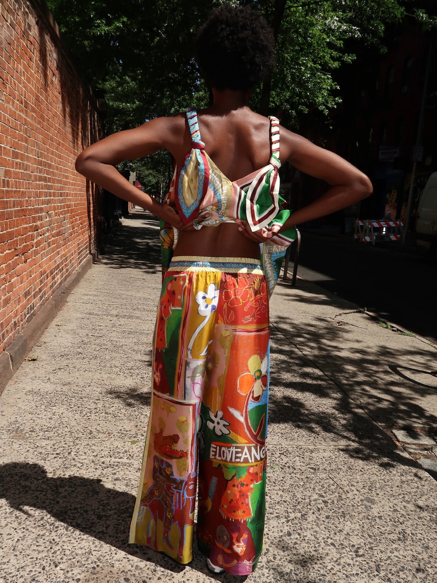 Mlak Silk Pant in Multi