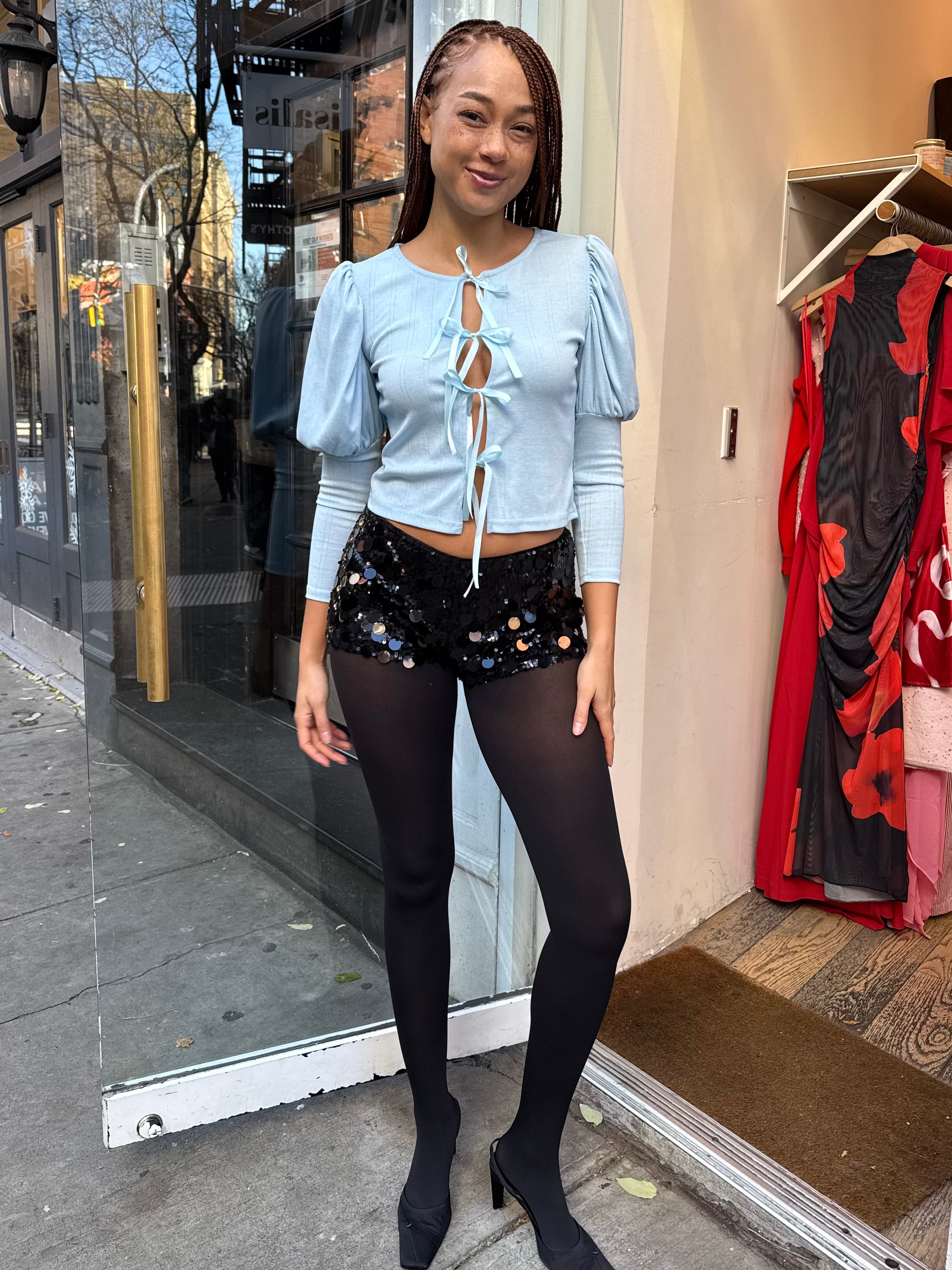 Fever Hot Pant in Black
