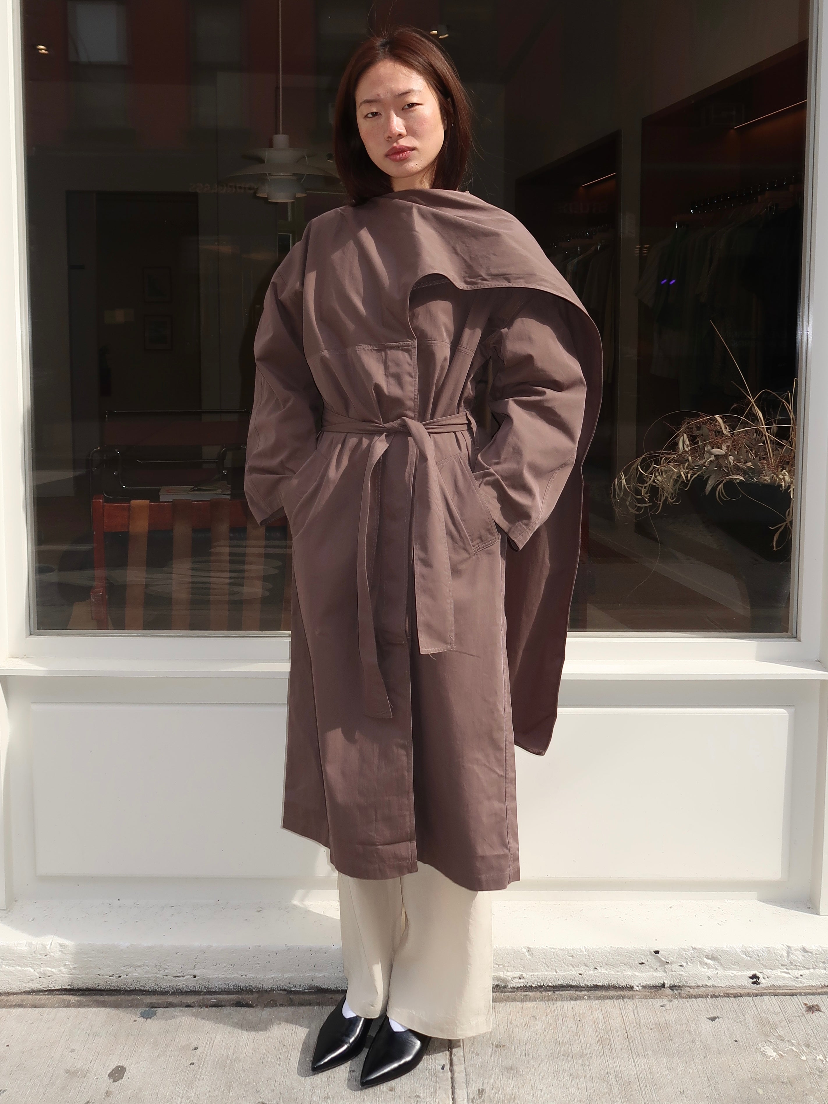 Haven Coat in Brown