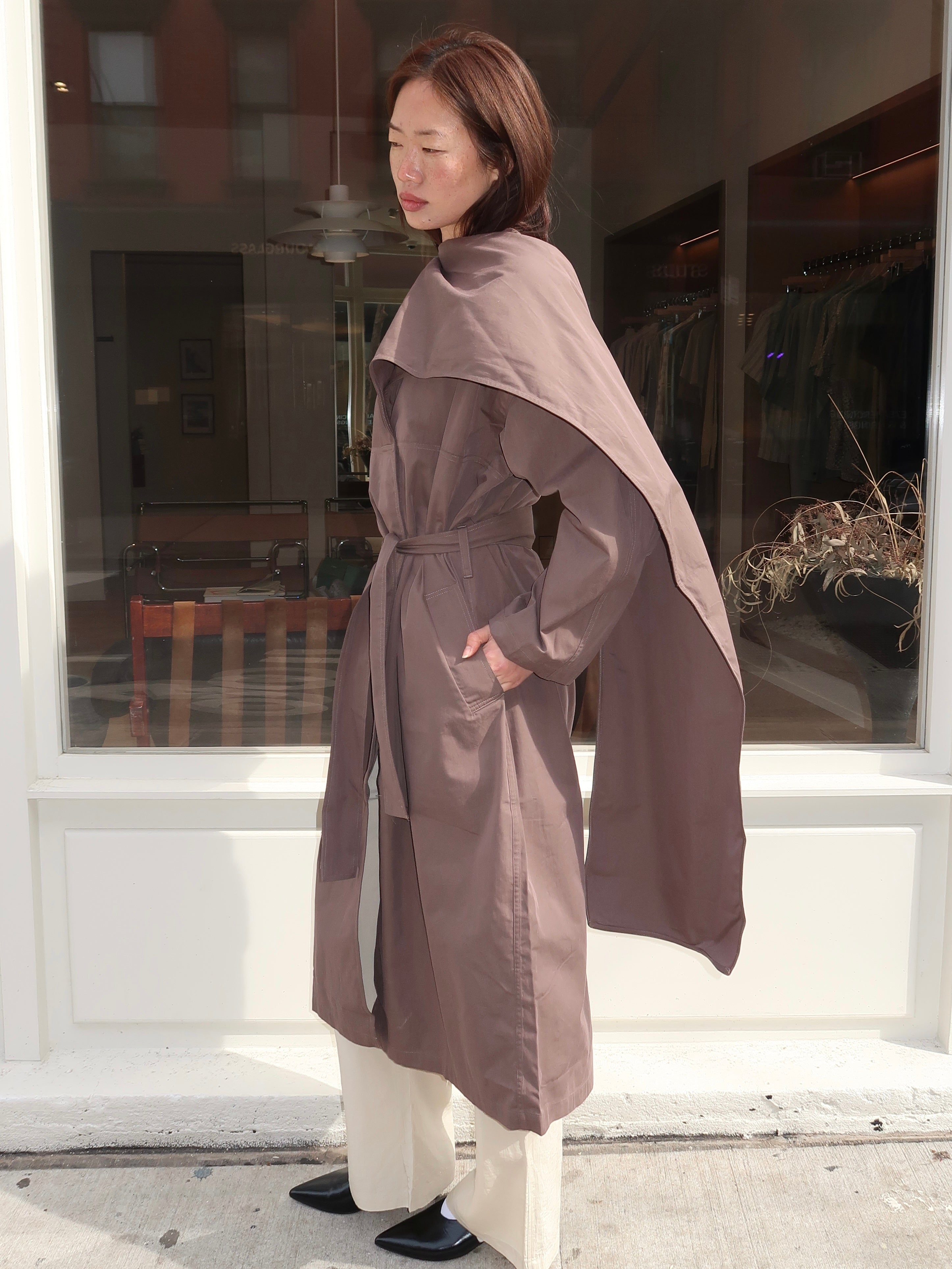 Haven Coat in Brown