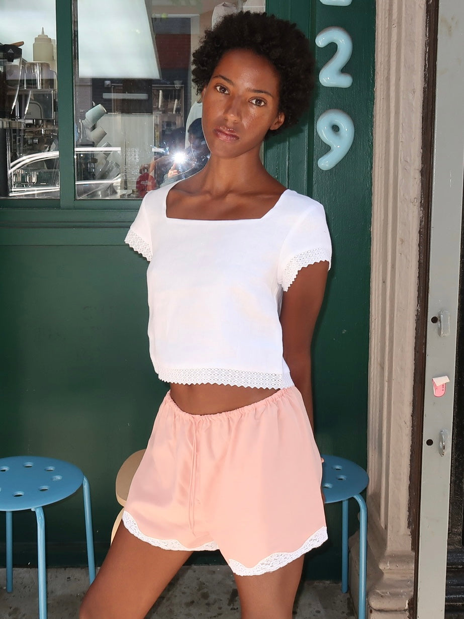 Alfie Top in Ivory