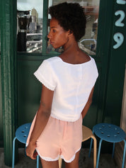 Alfie Top in Ivory