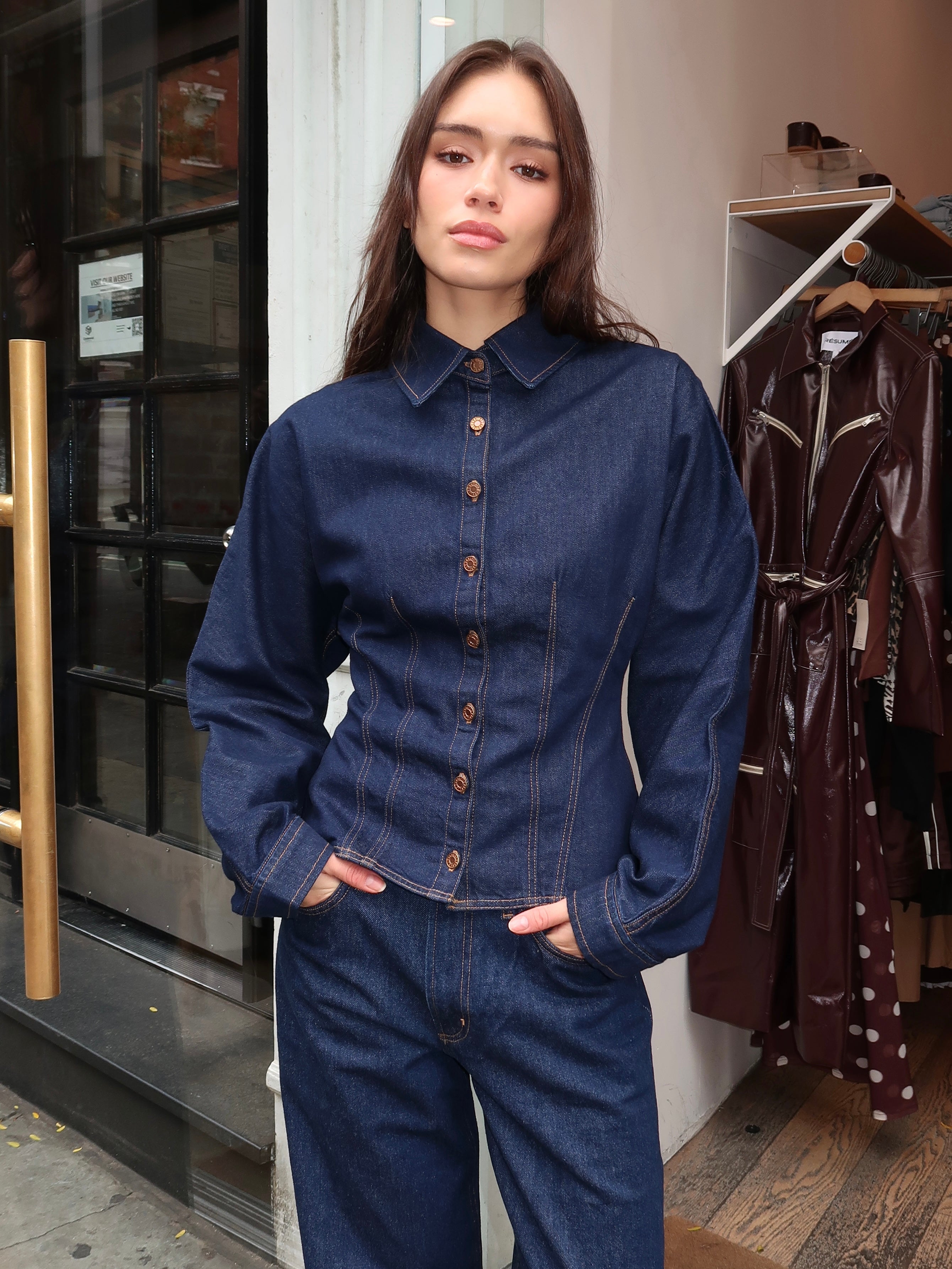 Devon Shirt in Rinse