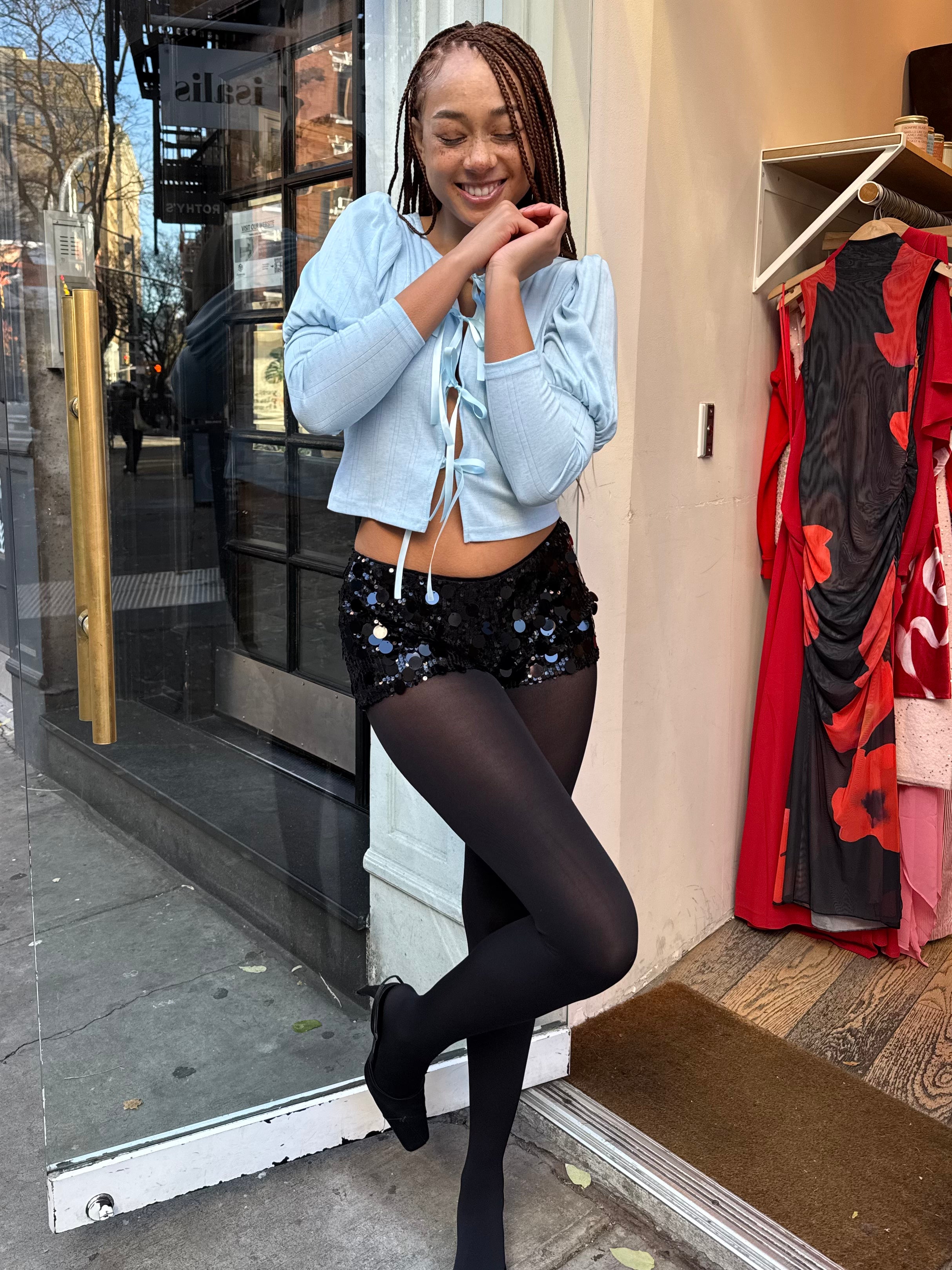 Fever Hot Pant in Black