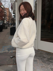 Cocoon Liner Jacket in Vintage White
