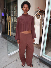 Hayes Pant in Chocolate