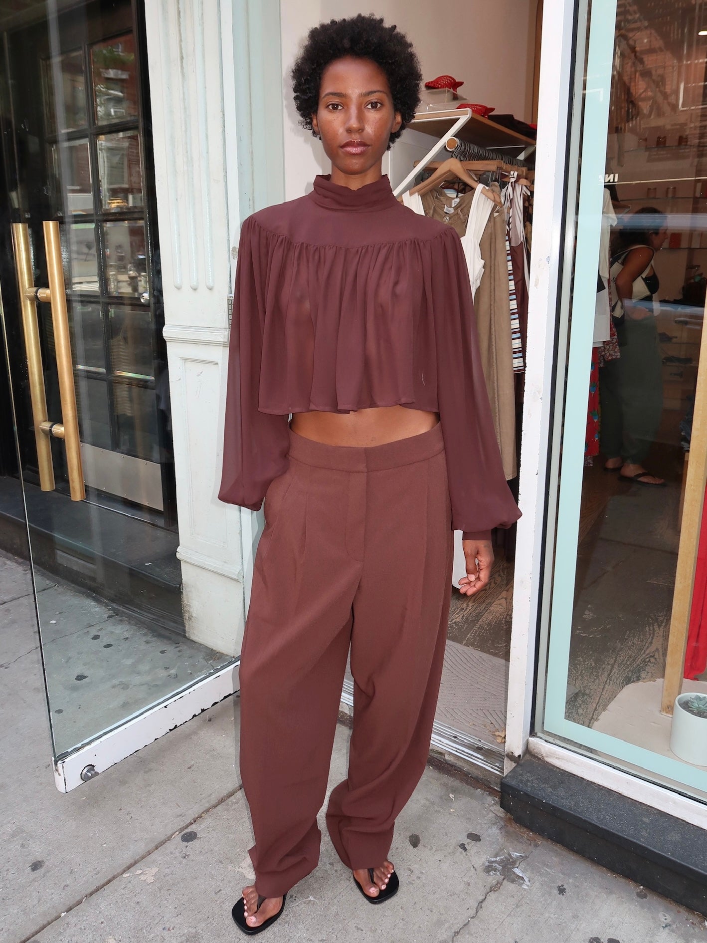 Hayes Pant in Chocolate