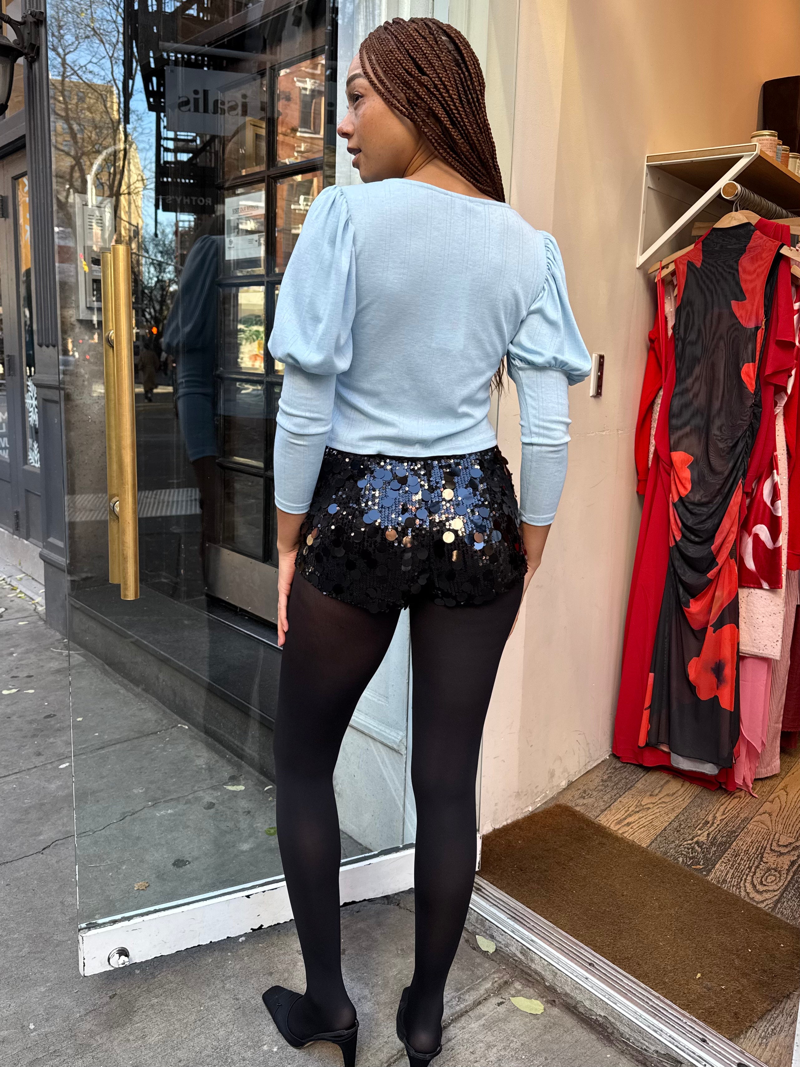 Fever Hot Pant in Black