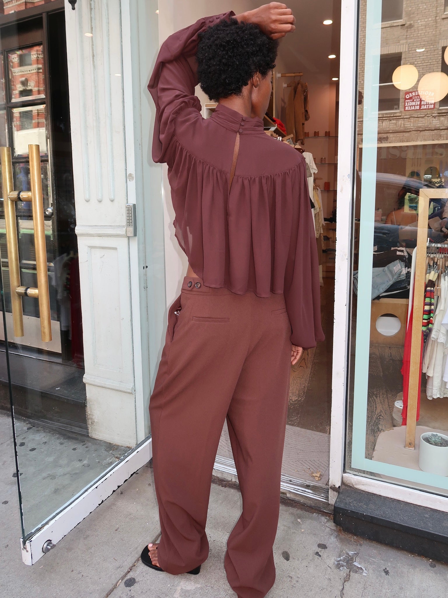 Hayes Pant in Chocolate