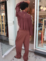 Hayes Pant in Chocolate