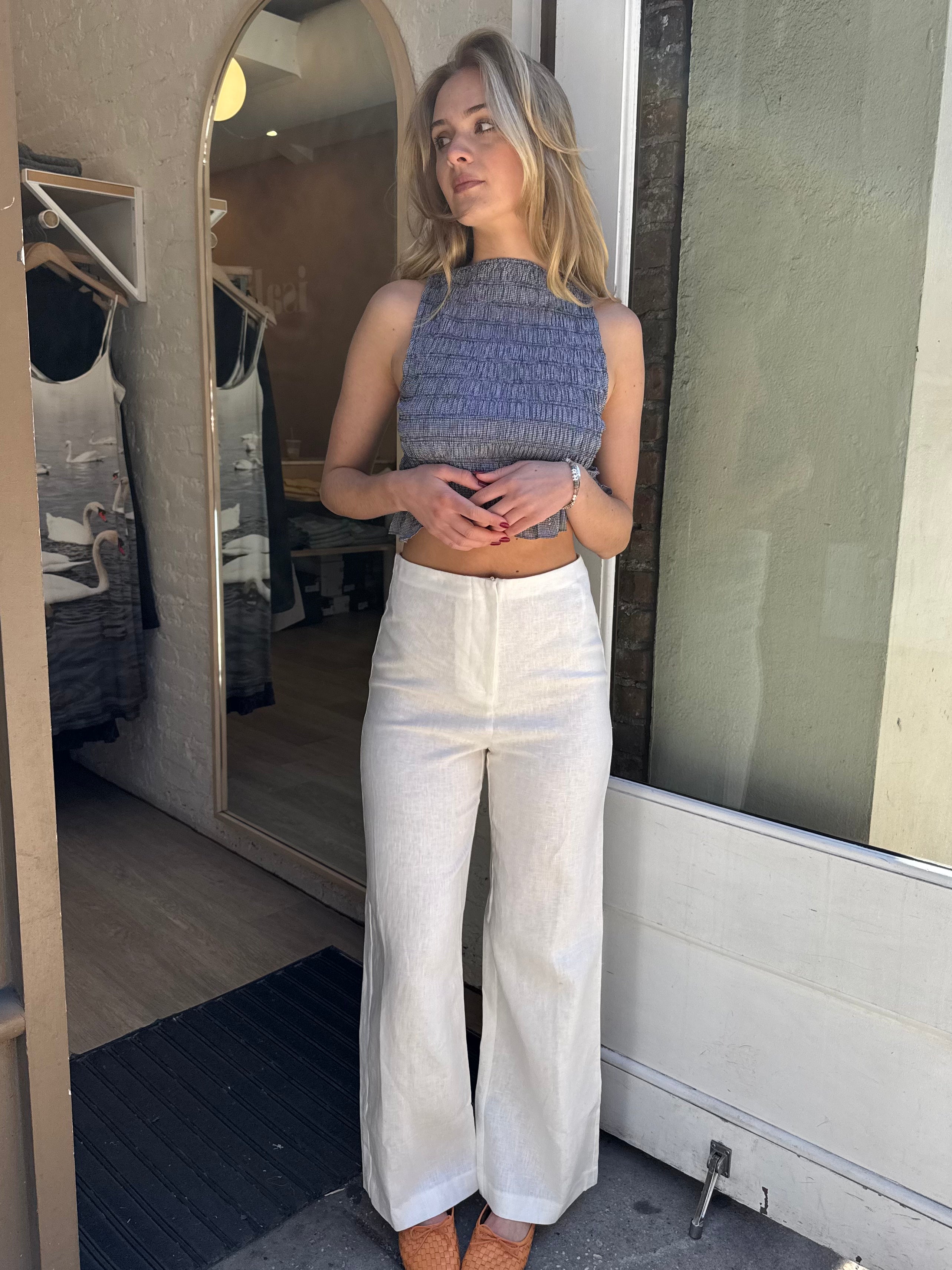 Lya Pant in White