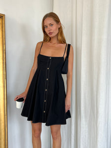 Gigi Tie Back Dress in Black