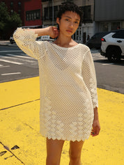 Saskia Dress in Ivory