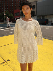 Saskia Dress in Ivory