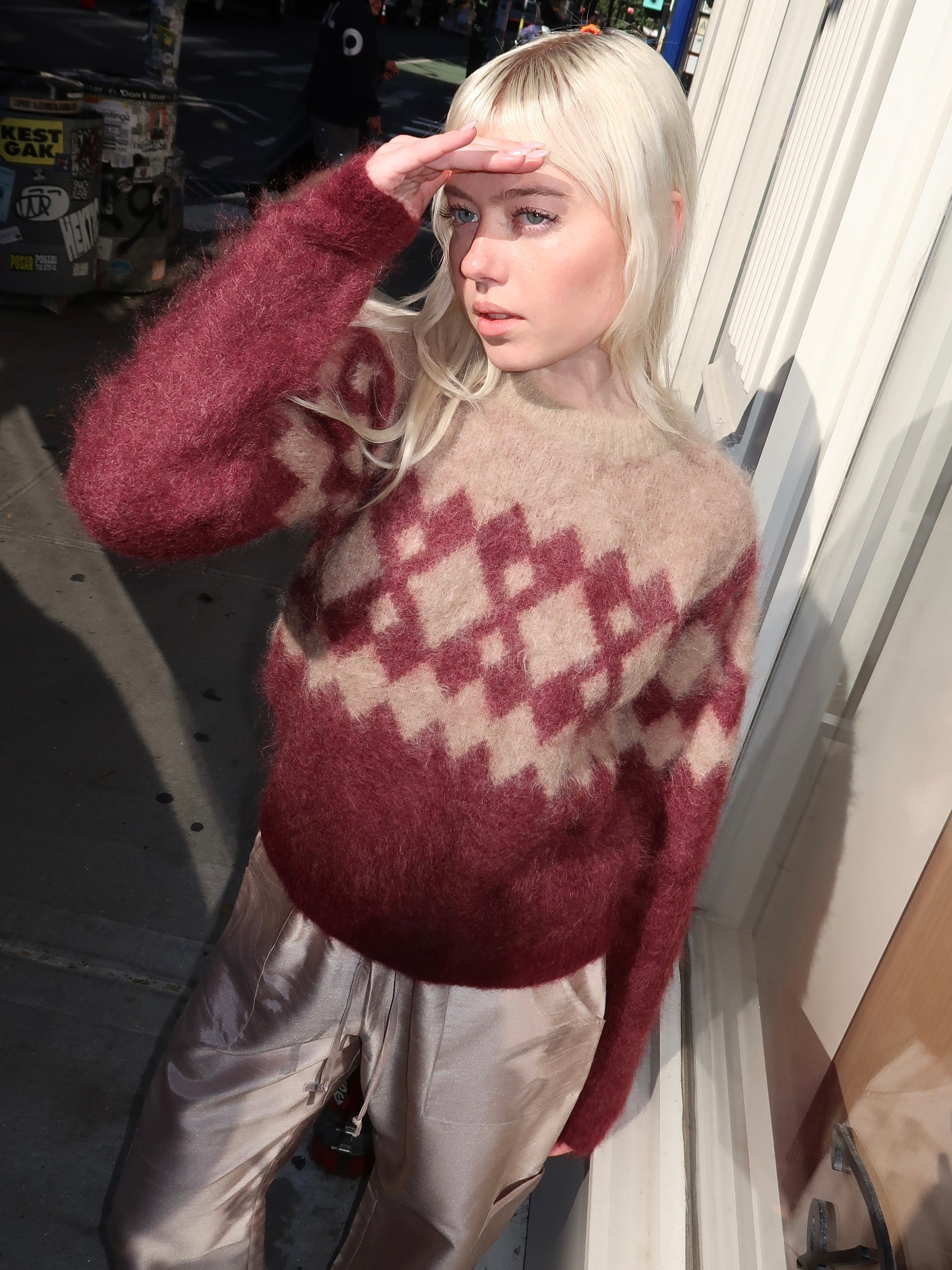Roma Argyle Knit in Pri