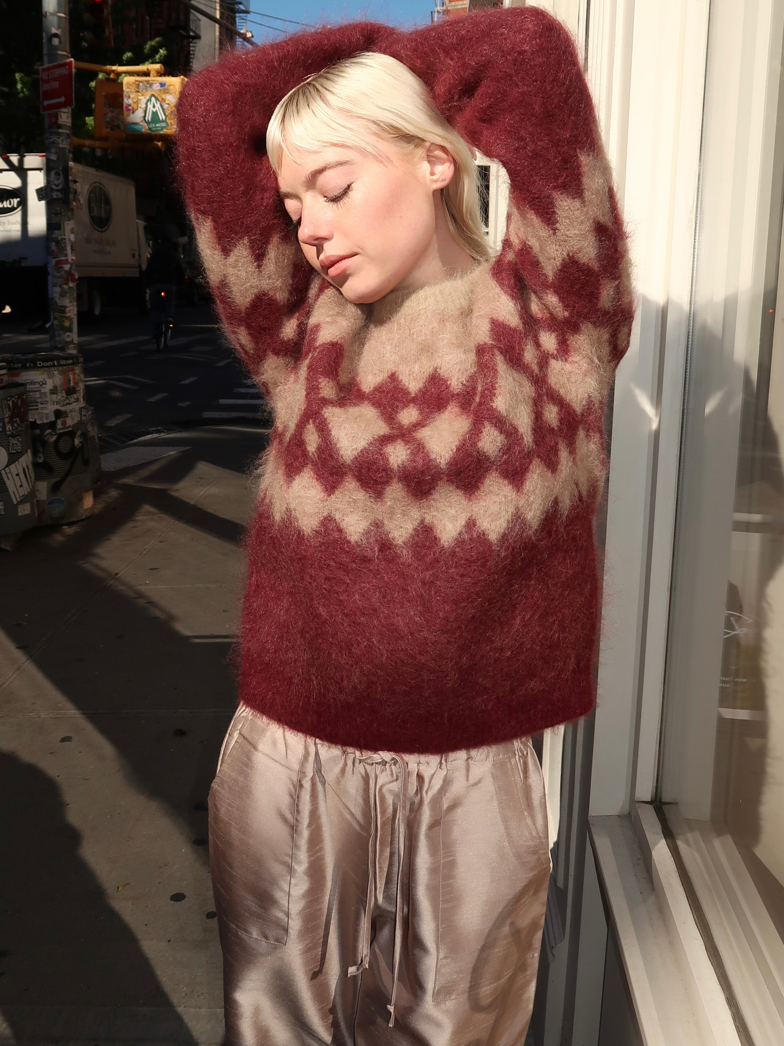 Roma Argyle Knit in Pri