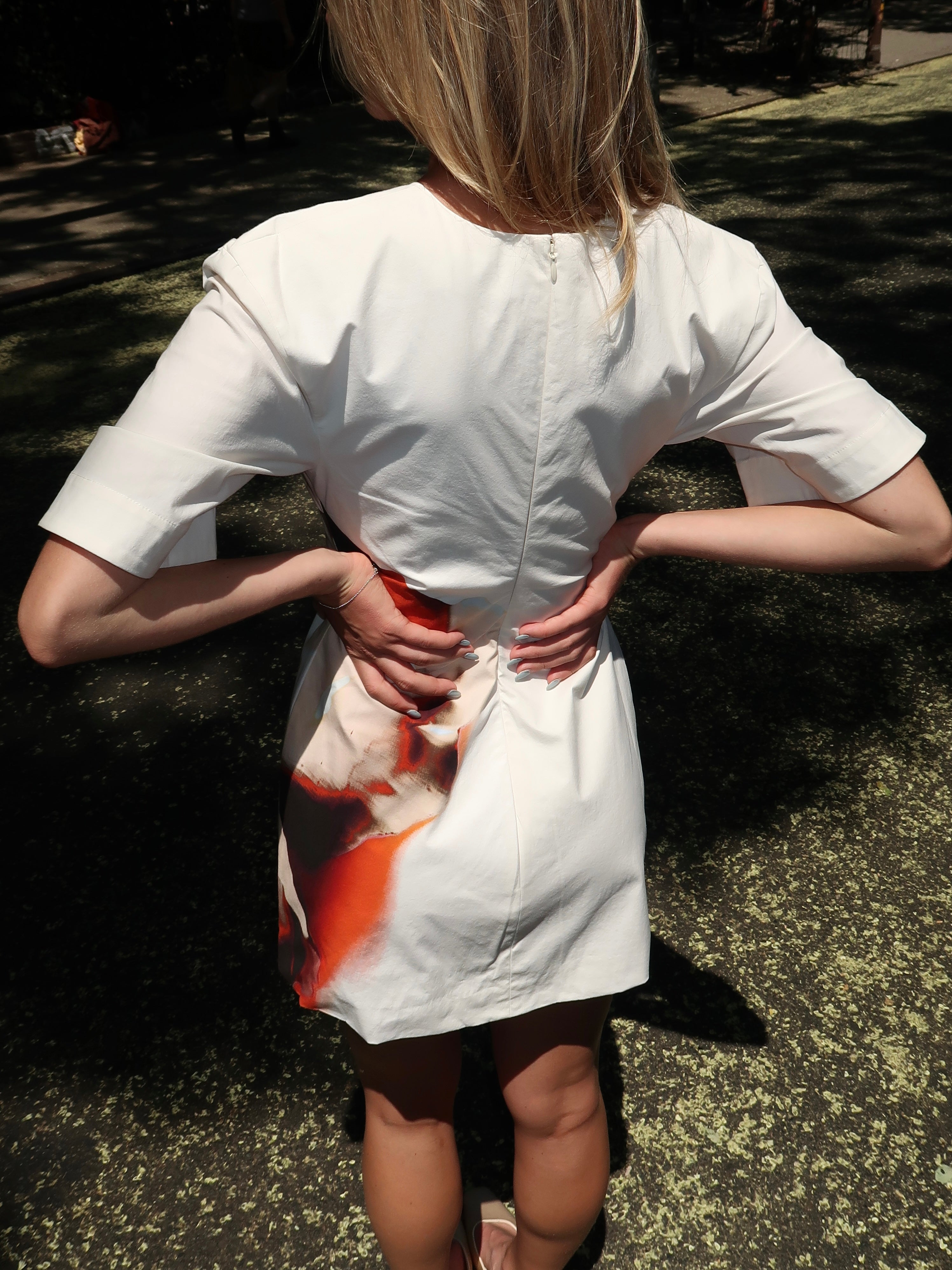 Astryd Mini Dress in Cinnamon Fleur