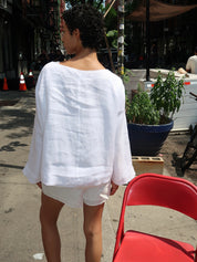 Dakota Blouse in Ivory
