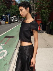 Alfie Top in Black