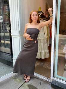 Estina Skirt in Charcoal