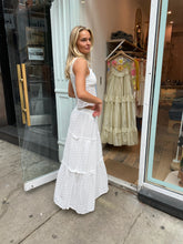 Load image into Gallery viewer, Teagen Ruffle Maxi Skirt in White
