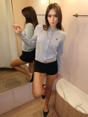 Dagger Micro Shorts in Black