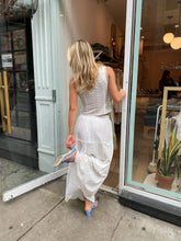 Load image into Gallery viewer, Teagen Ruffle Maxi Skirt in White
