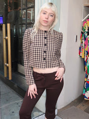 Celeste Jacket in Twill Check