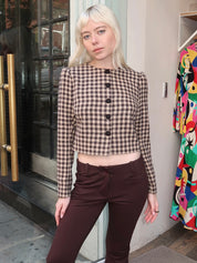 Celeste Jacket in Twill Check