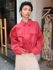 Archie Jacket in Ruby