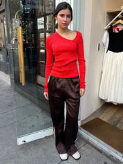 Abrams Track Pants in Chocolate