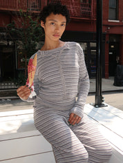 Tommy Cardigan in H.Grey Blue