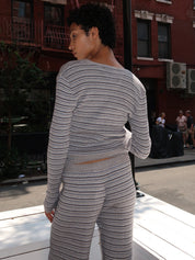 Tommy Cardigan in H.Grey Blue
