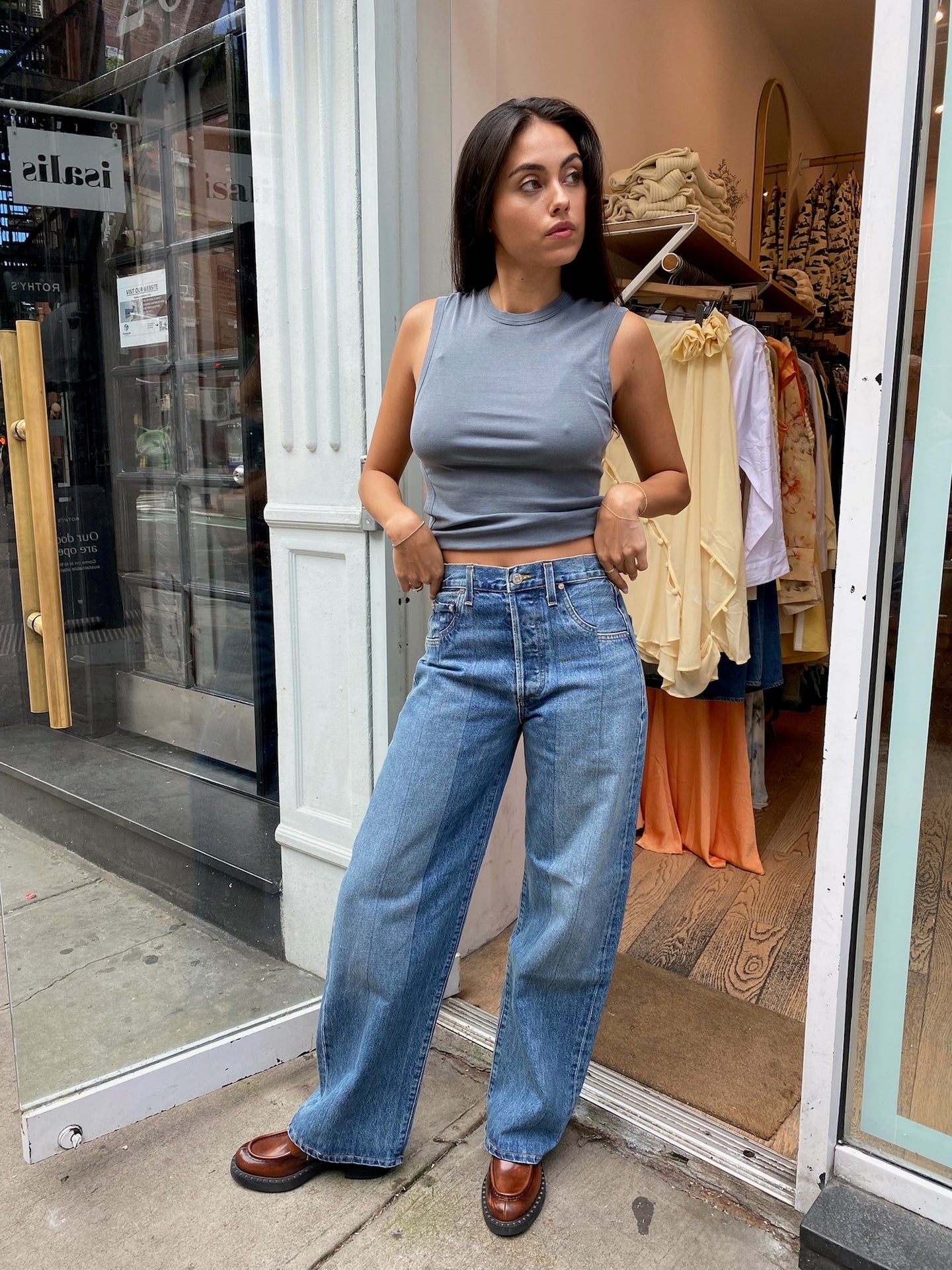 Ayla Splice Baggy in Veranda