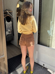 Suede Short in Fortune Cookie