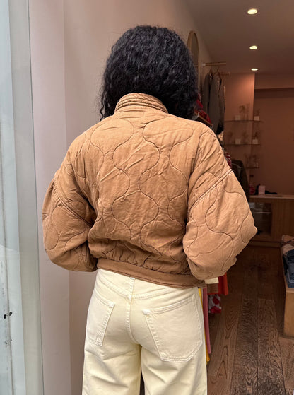 Quilted Chai Tea Jacket