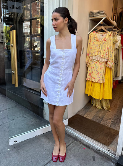 Marinia Mini Dress in White