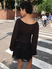 Solene Top in Black
