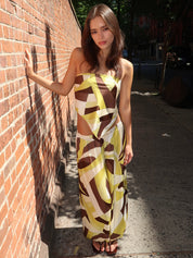 Kortez Balloon Pant in Mila Geometric Print