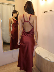 Ibiza Maxi Dress in Brick