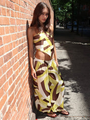 Kortez Balloon Pant in Mila Geometric Print