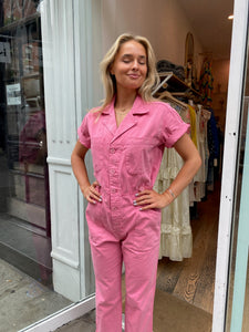 Grover Field Suit in Flamingo