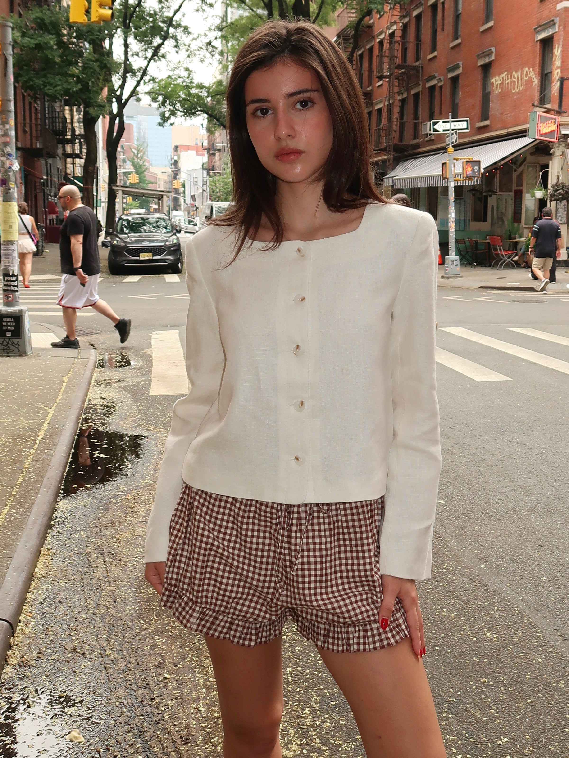 Emma Jacket in Cream