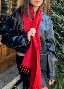 Winter Scarf in Red