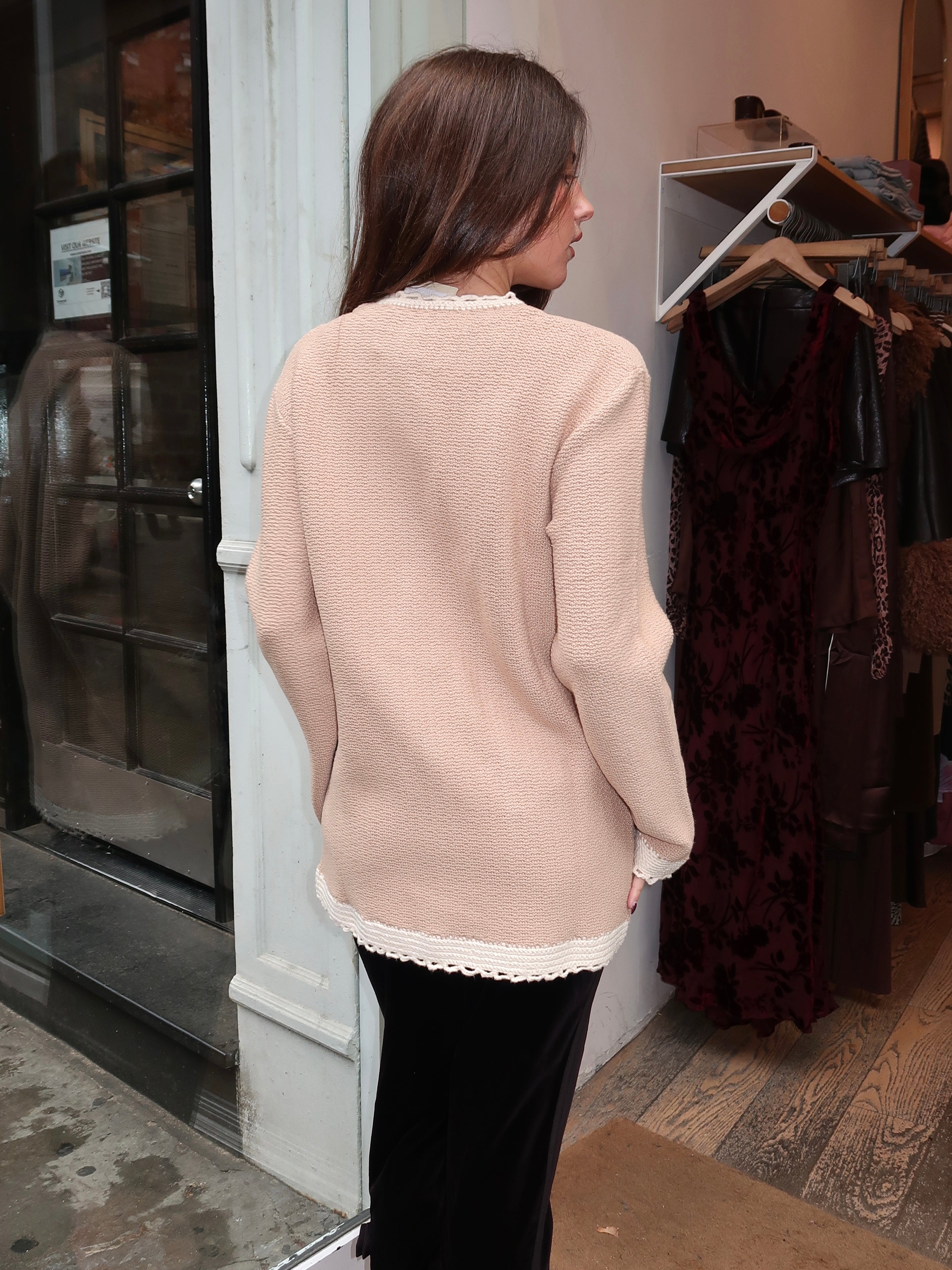 Willow Cardigan in Taupe – Isalis