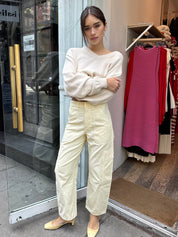 Marcelle Low Slung Cargo in Sateen Napoli
