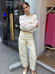 Marcelle Low Slung Cargo in Sateen Napoli