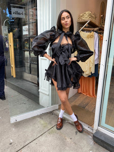 The Cakeshop Dress in Caviar